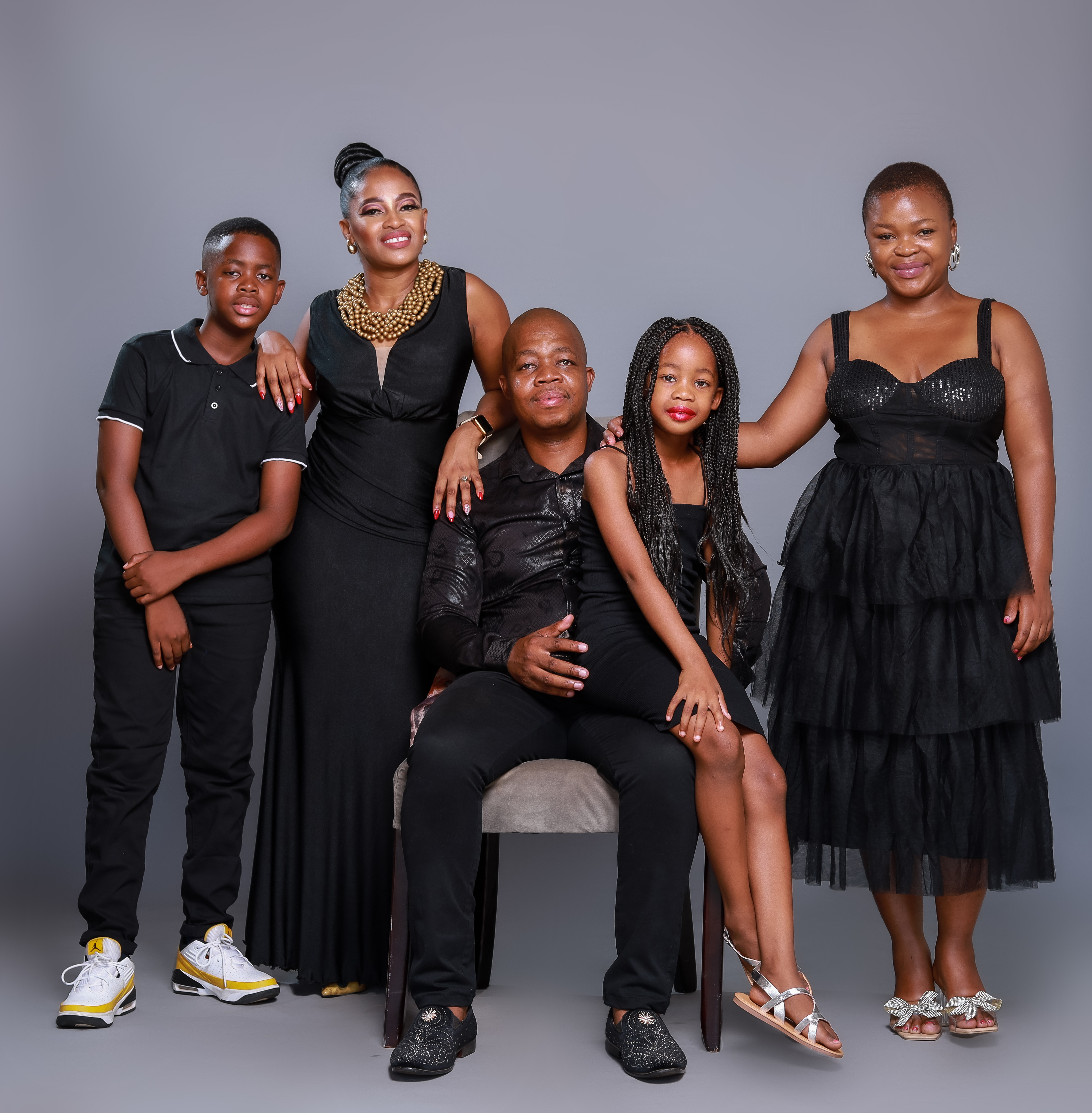 Pastor Dineo with Family